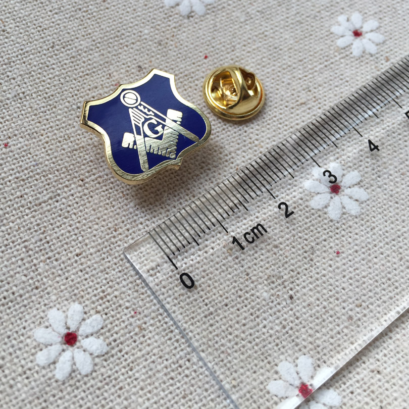 

100pcs Masonic Regalia Lapel Pin for the Freemason Square and Compass with G Fellow Gifts Blue Lodge Free Masons Enamel Pins Badge, Gray