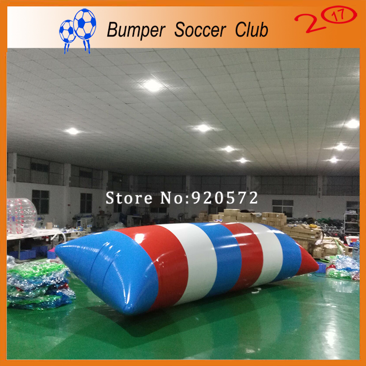 

Free Shipping Free Pump High Quality 6x2m 0.9mm PVC Tarpaulin Inflatable Water Blob Inflatable Blob Jump Water Toys Water Blob Bag For Sale