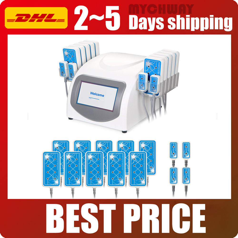 

160mw 635nm-650nm Laser LLLT Therapy Fat Removal Weight Loss Salon Beauty Equipment Body Slimming Machine