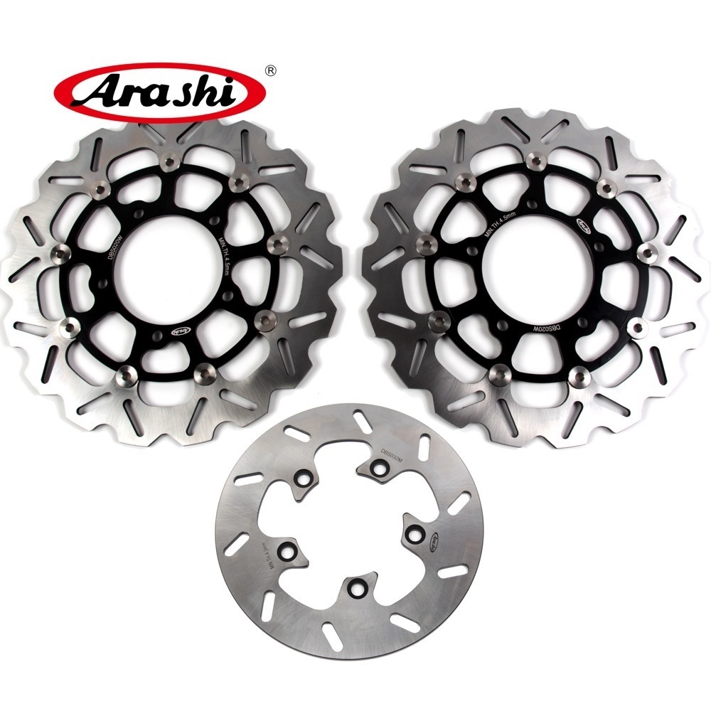 

ARASHI GSXR750 FOR SUZUKI GSXR 750 2006 2007 Front Rear Brake Rotors Disk Disc Set GSX R GSX-R 600 06 07 GSXR1000 1000
