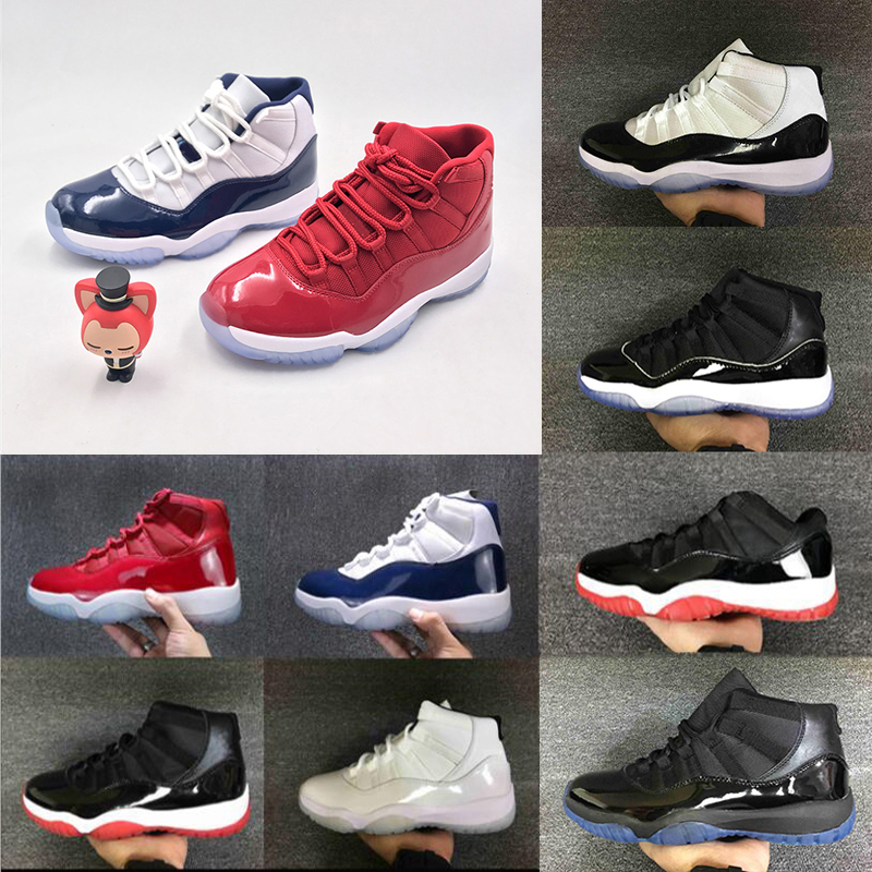 

2018 good Basketball Shoes 11 PRM Heiress Black Stingray Men Women Best-selling MEN 11S black gym red casual Sports trainers free shipping, Low closing ceremony
