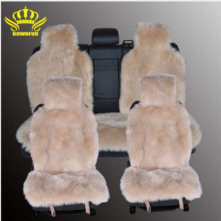 

1set long-wool seat covers faux fur car seat covers universal size for all types of seats for renault logan for dacia duster