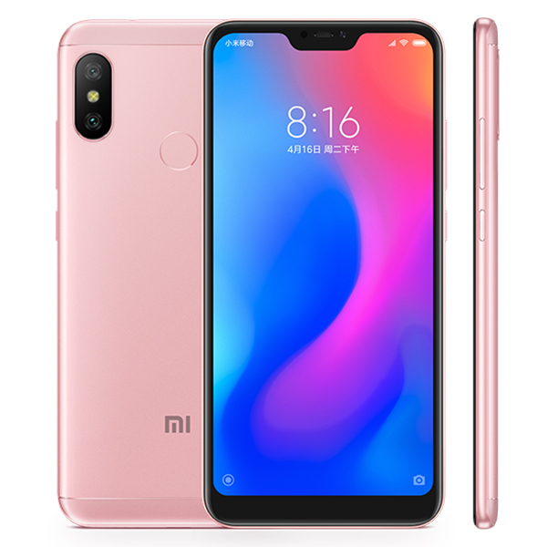 

Original Xiaomi Redmi 6 Pro 4G LTE Cell Phone 4GB RAM 32GB 64GB ROM Snapdragon 625 Octa Core Android 5.84" 12MP Fingerprint ID Mobile Phone