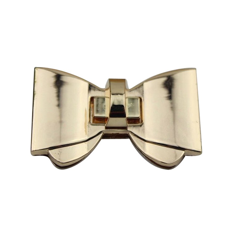 

Woman brand bag lock handbag fashion back pack cutch messager bags hardware turn lock buckle bag accessories bowtie decoration