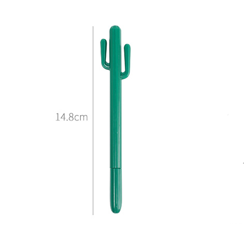 Cute Cartoon Cactus Gel Pens - Smooth Writing Korean Stationery for Students & Gifts