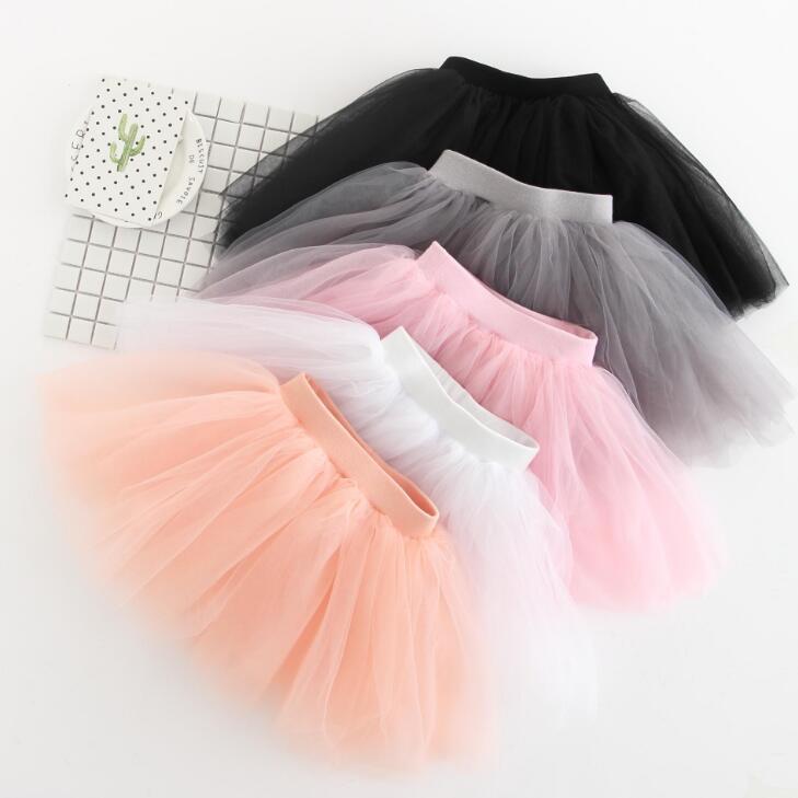 

New Summer Baby Girls Lace Skirt Kids Princess Bubble Skirt Pleated Tutu Skirt Short Dress 5 Colors 13636, Pink
