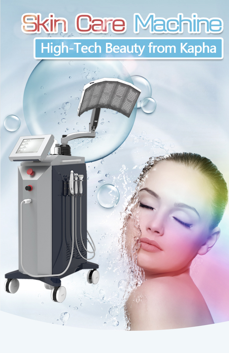 

3 in 1 diamond dermabrasion mist sprayer PDT LED light beauty therapy hydra skin facial