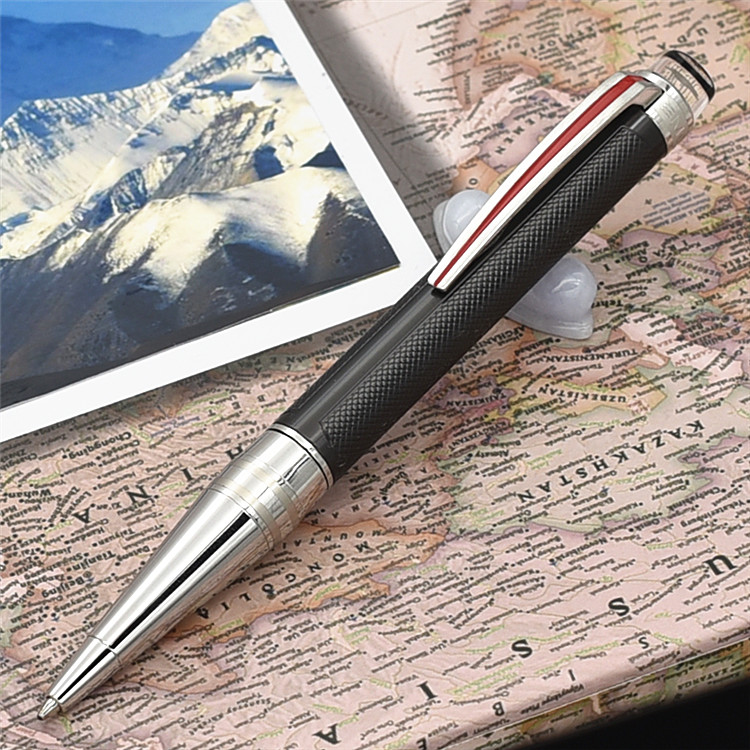 

Luxury Unique Design 5A quality black designer pens Ballpoint Pens stationery for writing office school supply Brand Rollerball pens gift