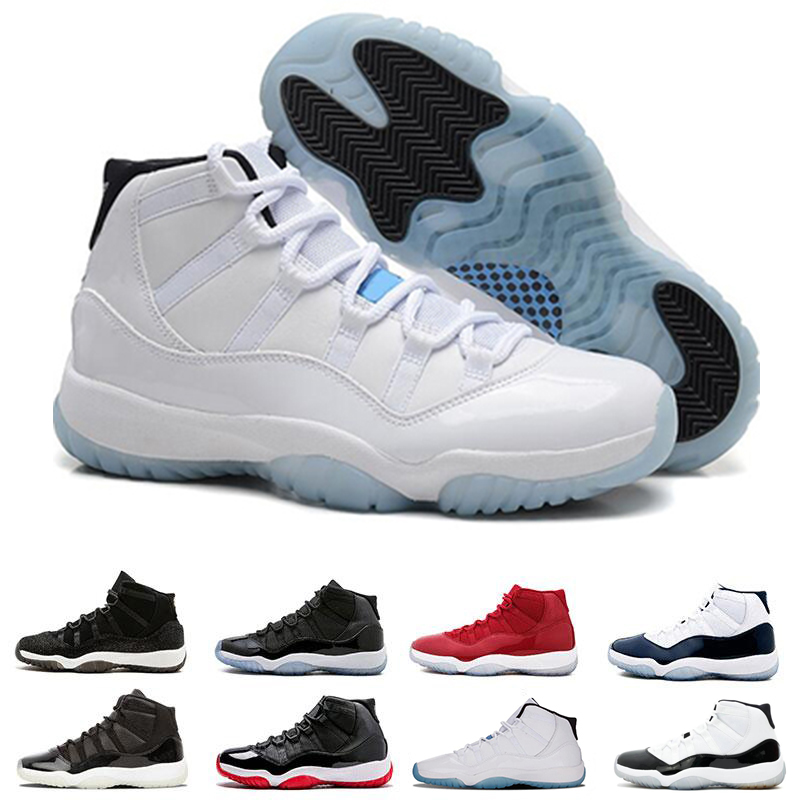 

Wholesale tennis 11 11s Prom Night basketball Shoes for men women Cap and Gown bred concord gym red Midnight Navy sneakers drop shipping, University blue