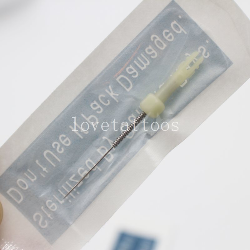 

50Pcs 1 Prong ROUND NEEDLES Deluxe Mosaic Machine Bio Touch Permanent Makeup Needles