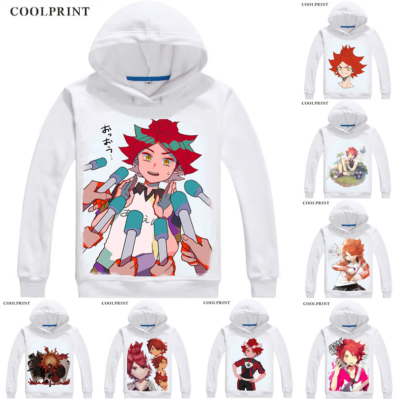 Nagumo Haruya Mens Hoodies Inazuma Eleven Prominence Captain Men Sweatshirt Streetwear Anime Hoodie Printed Long Hooded