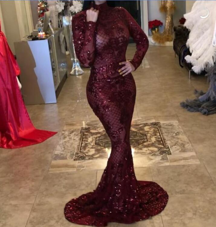 

Evening dress Yousef aljasmi Kim kardashian Cap sleeve High collar Beaded Trumpet Long dress Almoda gianninaazar ZuhLair murad Ziadnakad, Same with picture