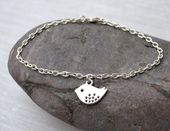 

5PCS Cute Baby Bird Bracelet Small Flying Bird Sparrow Bracelet Little Swallow Bracelets for Women