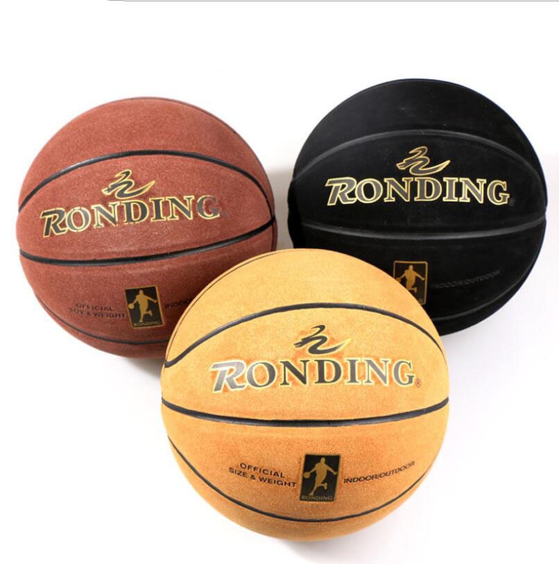 

New Size 7 Cowhide Basketball Ball Fine Quality Wear-Resisting Basketballs For Training Skid-Proof Hard-Wearing Men's Indoor Outdoor