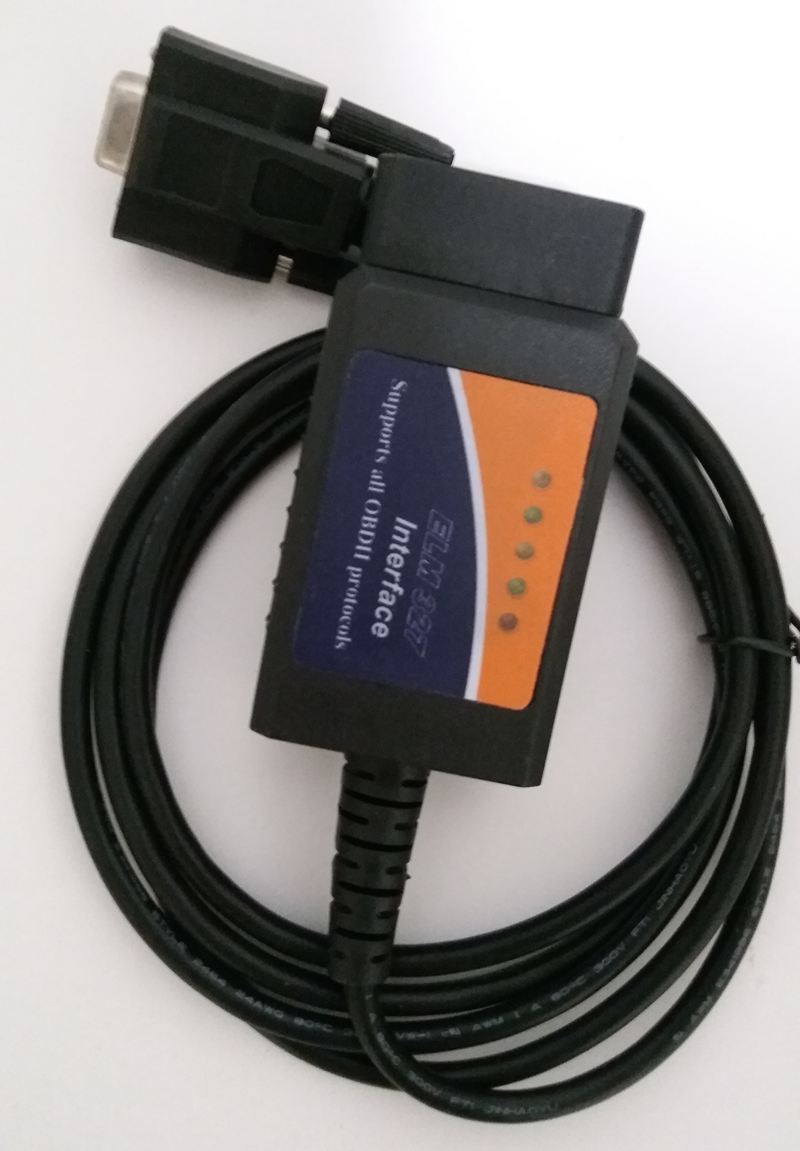 

ELM 327 COM Port RS232 Plastic OBDII Scanner Automotive Diagnostic Tools ELM327 RS 232 OBD2 Scan Tool