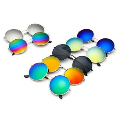 

Fashion pilot sunglass Retro Reflective Designer Sunglasses for men women Round sunglasses Vintage Outdoor Glass Summer Beach mens Eyewear