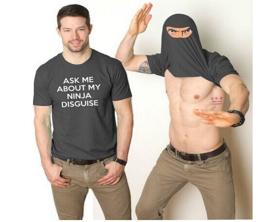 

Short Sleeve O-neck T-shirt Hipster Causal Funny Print ASK ME ABOUT MY DISGUISE Tee Top 2017 New Summer Fashion Streetwear, Dark gray