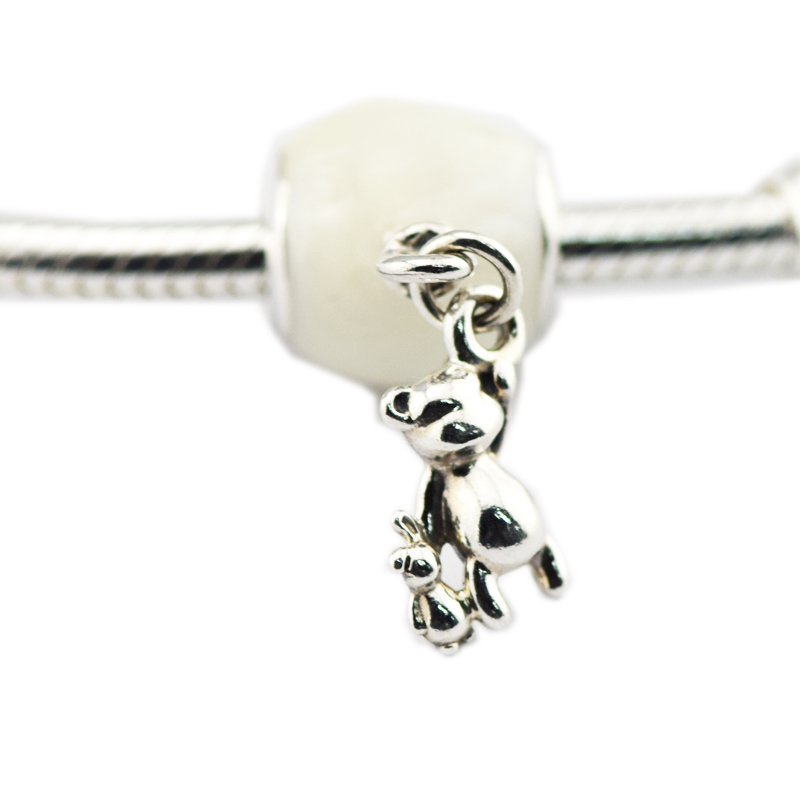 2018 Mother Day 925 Sterling Silver Jewelry Teddy & Balloon Dangle Original Beads Fits For women Jewelry Pandora Making Bracelet-image-412707513