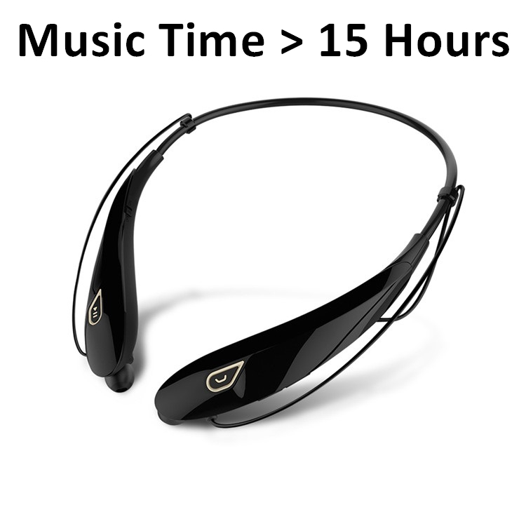 

Top Quality Bluetooth Wireless Headphones With Hard Retail Package CSR 4.1 Neckband Sports Earphones Headsets With Mic, Mixed color