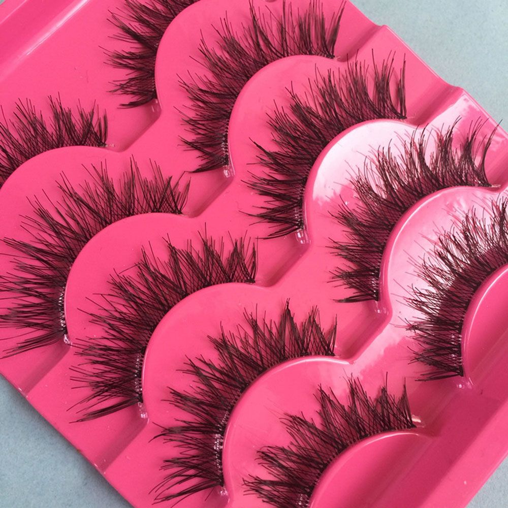

60 Pairs /lot False Eyelashes Natural Soft Eye Lashes Makeup Handmade Thick Fake False Eyelashes Make Up Beauty Tools