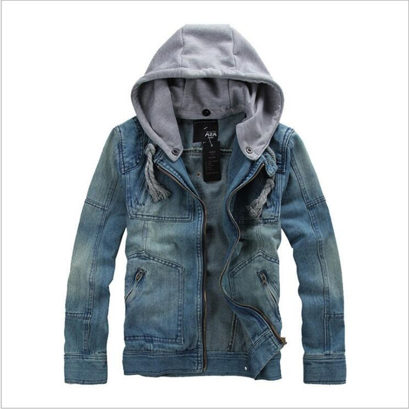 GODLIKE 2018 Men's spring wear new fashion business casual large size long-sleeved denim jacket D18100803