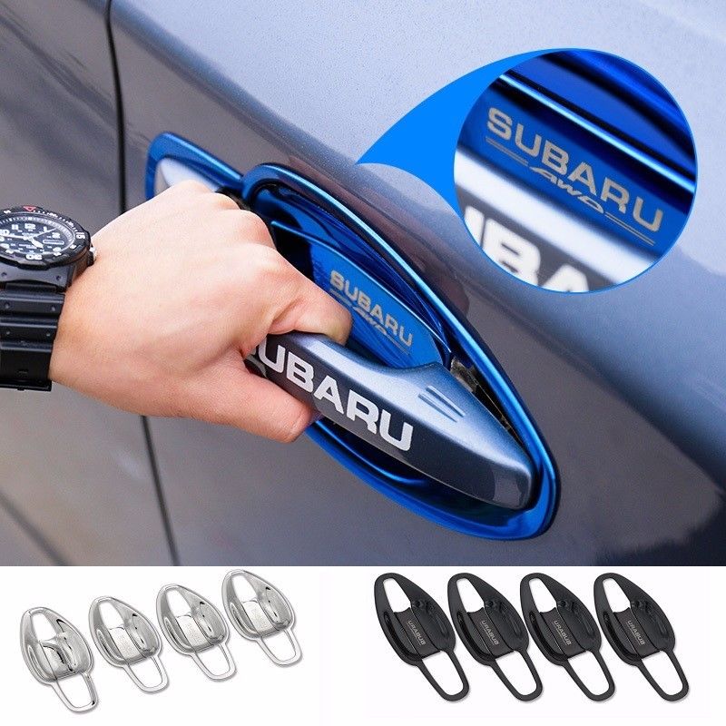 

3 colors 8pcs STAINLESS STEEL Door Handle Covers Door Bowl for Subaru Forester