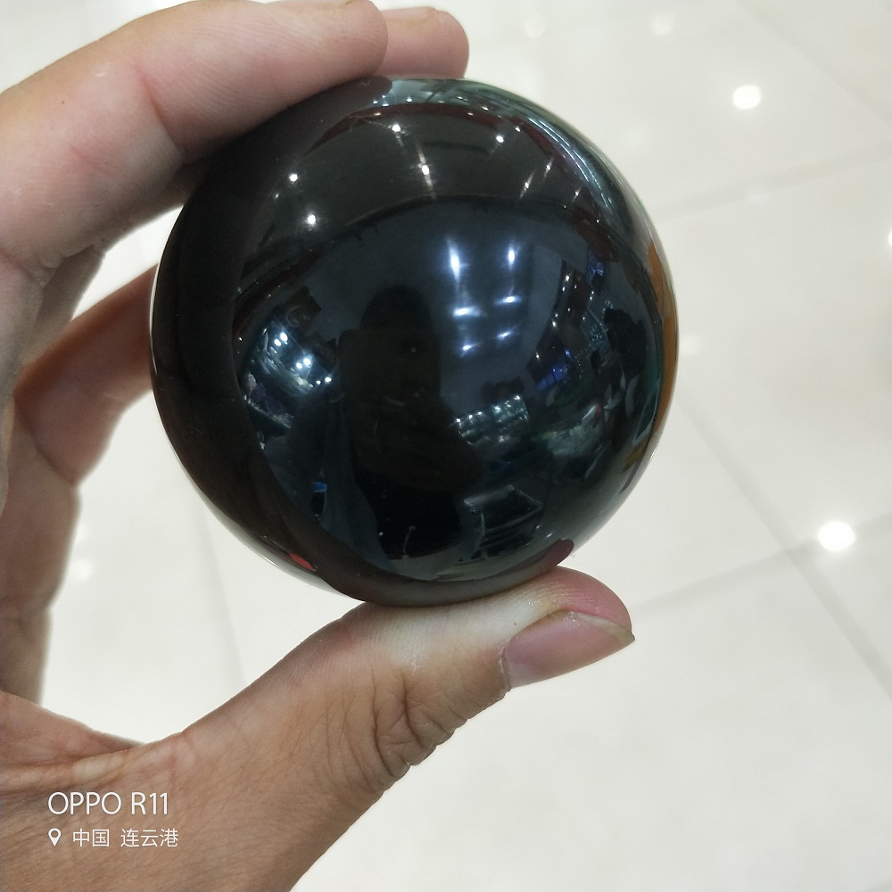 

Wholesale 1 pcs New Product natural Crystal Obsidian Spheres And rainbow obsidian gemstone balls + stand FREE SHIPPING