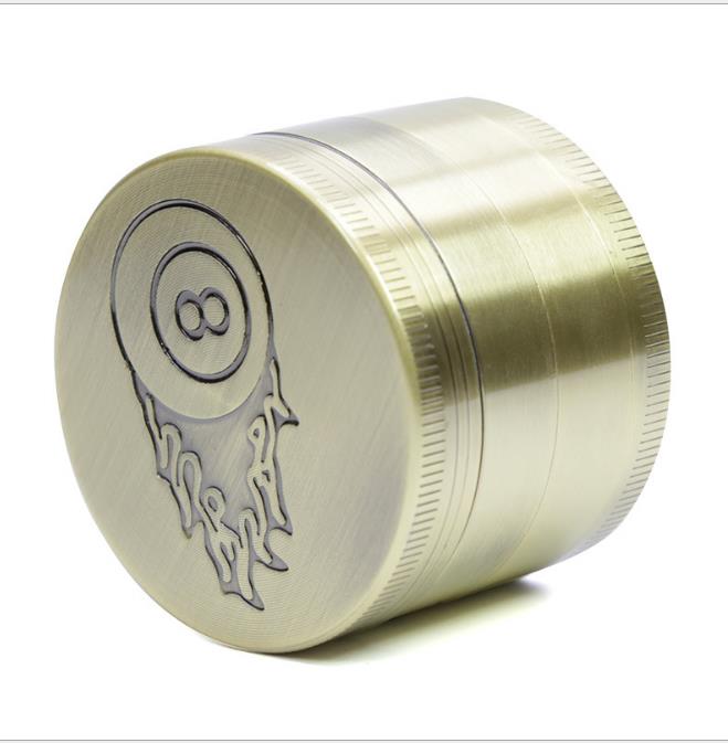 

New Type of 50mm Diameter 50mm Height 39mm Zinc Alloy Four-Layer Pattern Grinder