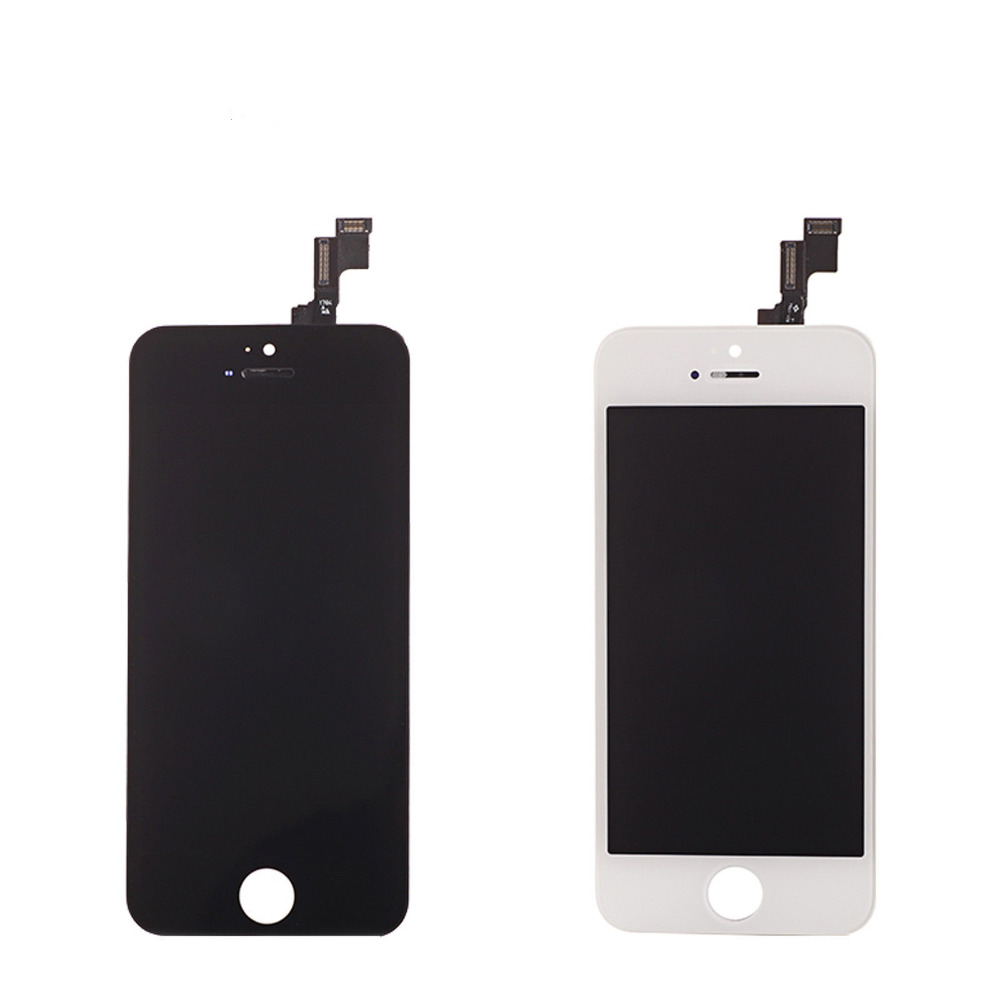 

LCD Para iPhone 5s Pantalla Display Cristal Táctil 3D Force Para iPhone 5S digitalizador Con Marco Completa