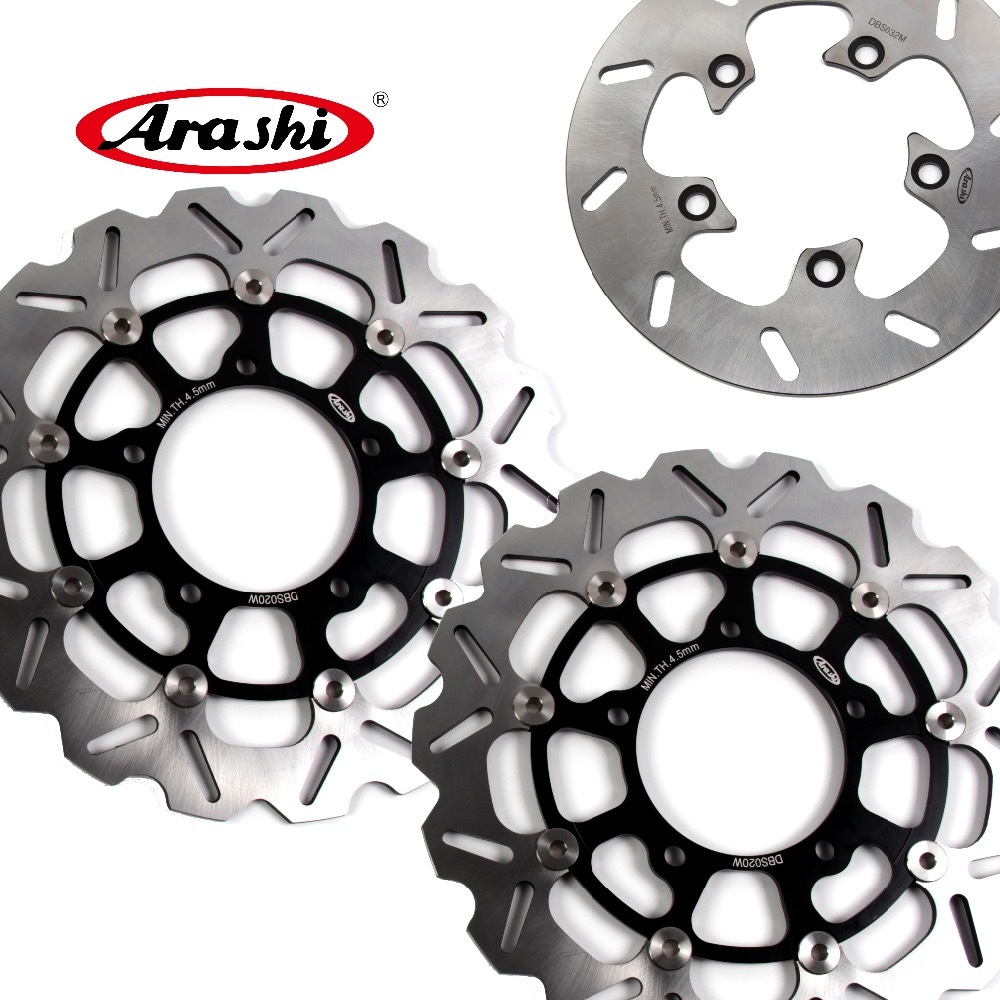 

ARASHI For SUZUKI GSXR 1000 2005 2006 2007 2008 Front Rear Brake Rotors Disk Disc Kits GSXR1000 GSX-R GSX R 600 750 GSX600