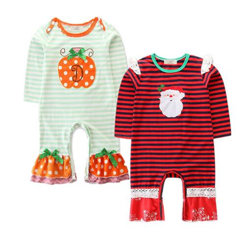 Navidad Ropa Bebe Recien Nacido Monos MY First Christmas Tops Bodies con  Patrón de Papá Noel para 0-12 Meses Niña Niño Niños de hasta 24 meses Bebé  futakuchi-hakata.com