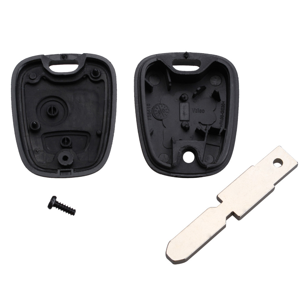Car 2Buttons Blank Remote Key Shell For Peugeot 406 407 408 607 Fob Case Cover-image-415619267