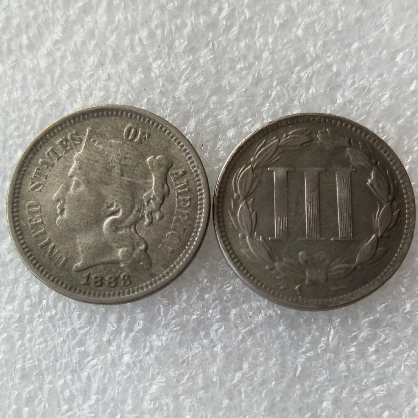 

US 1883 THREE CENT NICKEL Craft Coin Copy Coins home decoration accessories