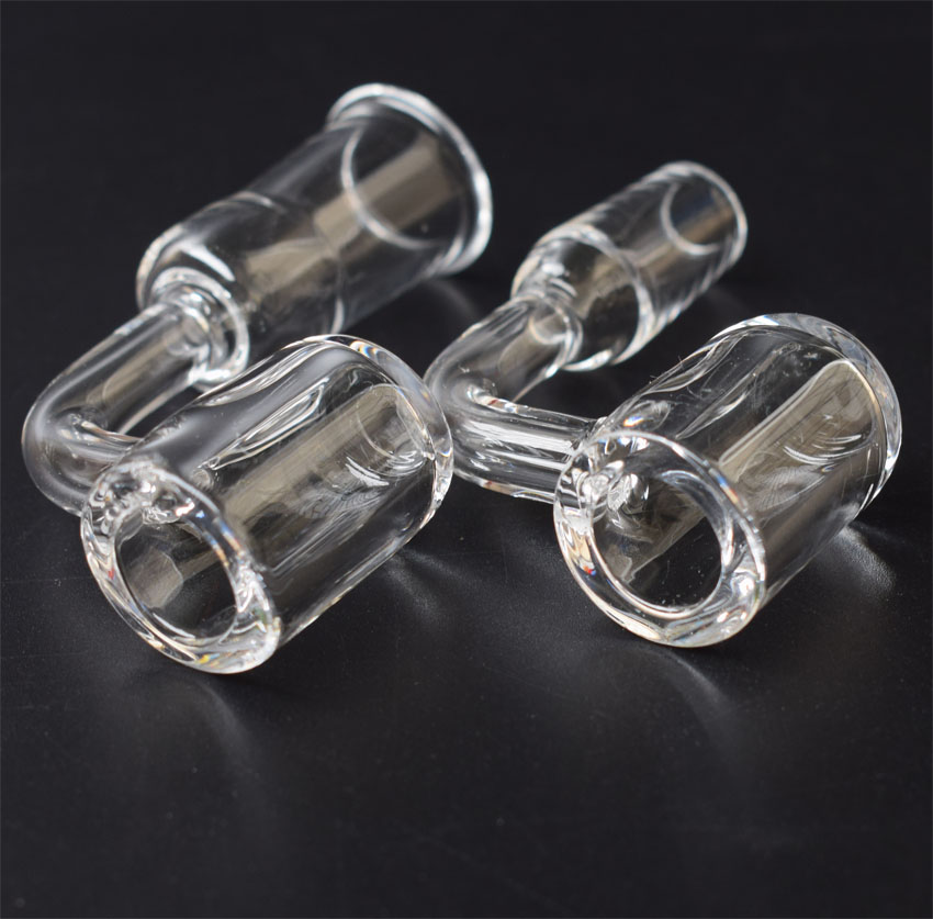 

New 4mm Thick Walls Quartz Banger Nail Water Pipes with 20mm XL Flat Top 10mm 14mm 18mm Quartz Domeless Nail