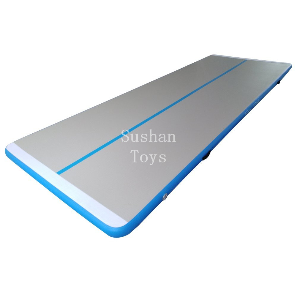 

pump 5x1x0.1m gymnastics inflatable air track tumbling mat gym airtrack for adult