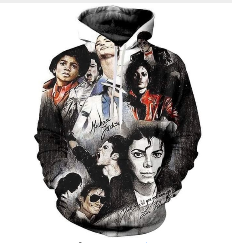 

New Fashion Couples Men Women Unisex HD Michael Jackson musician Funny 3D Print Hoodies Sweatshirt Jacket Pullover Tops L0M0103, Multicolor
