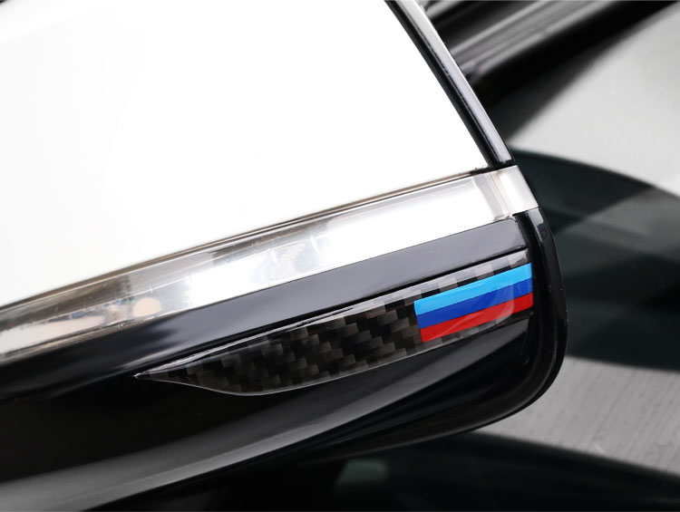 Carbon Fiber Rearview Mirror Anti-Rub Strips Protector for bmw e90 e60 f30 f34 f10 f20 x1 x3 x4 x5 x6 Car Anti-collision Strip