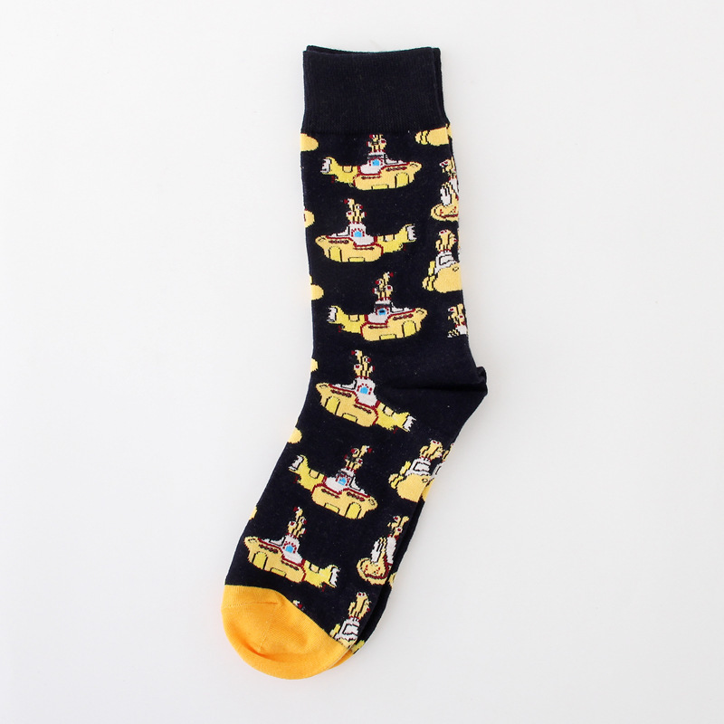 

Colorful Men's Funny Combed Cotton Crew Dress Wedding Socks Causal Skateboard Socks Novelty Happy Socks US 7-112PCS=1PAIRS, 6890-3
