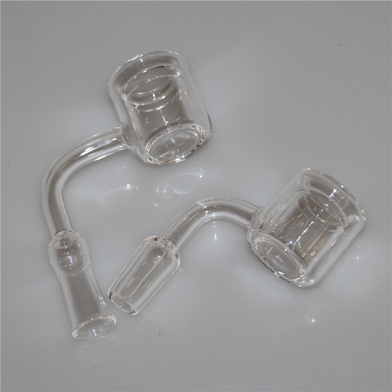 

Smoking XXL Quartz Thermal Banger Nail With 28mm OD 10mm 14mm 18mm Male or Female Frosted Joint Double Tube Quart Bangers for glass water pipe dab rig ash catcher