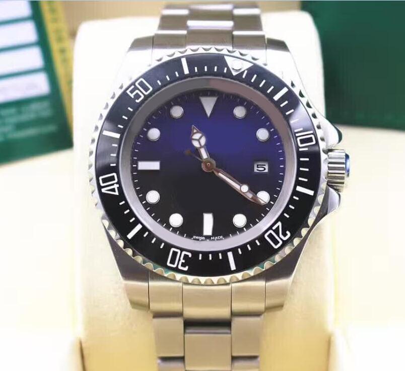 

Hot Sell qualit watches Men's 44 mm 116660 Ceramic Bezel Blue Dial Automatic Mechanical Excellent Stainless Steel Mens Wat