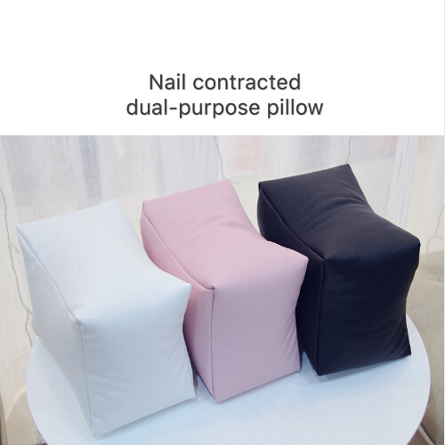 

Nail Art PU Leather Table Hand Pillow White/Black/Pink Arm Rest Cushion Salon Manicure Tool Hand Rests Nail Care Pillow