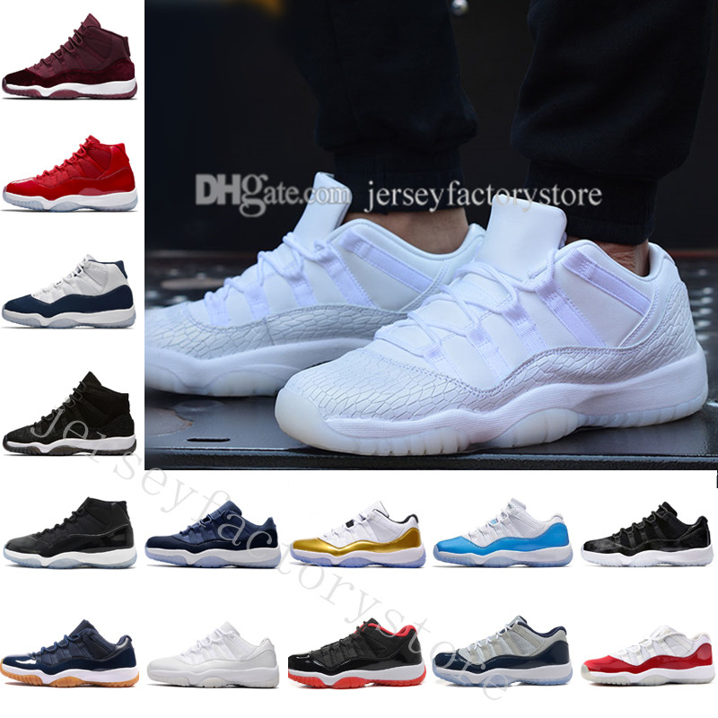 

2018 man basketball shoes 11 XI Citrus 72-10 white Olympic Concord Gama Blue Varsity Red Navy Gum Sneaker Metallic Gold sneakers US 5.5-13, #16 high bred