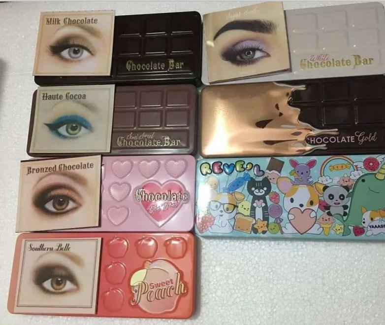 

Peach Eye shadow Chocolate Gold palette eyeshadow Too fAce white bar 18 colors Peaches Makeup Cosmetics 12, Multi