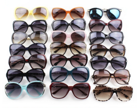 

Mixed Colors Elegant Lady Red Blue black Sunglasses Big Frame Women Brand Glasses Designer Fashion Female Shades high quality