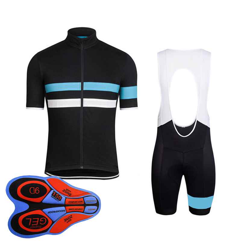 

Rapha team Cycling Short Sleeves jersey (bib) shorts sets Summer MEN Cycling Outdoor Bike Sports Cycling Clothing 92819J, Black;red