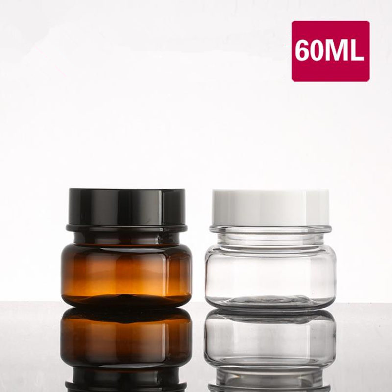 

60g Plastic Cream Jar , Empty Cosmetic Container , Mask / Cream Packaging Jar , Makeup Sub-bottling fast shipping F685