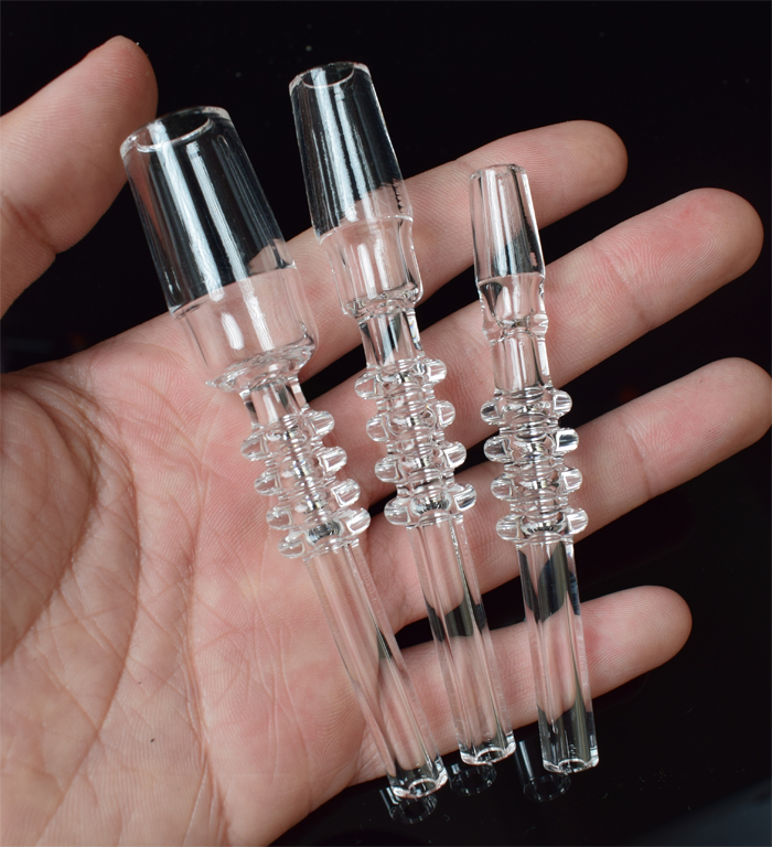

High Quality Quartz Tip Domeless Quartz Nail 10mm 14mm 18mm Inverted Nail for Nectar Collectors Kit 100% Quartz Nail