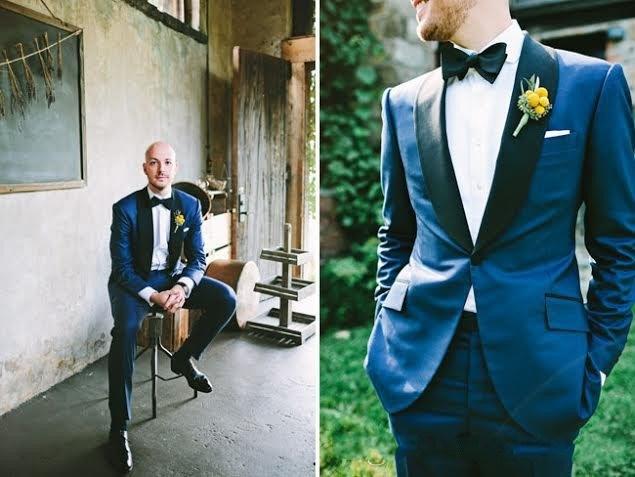 

Best Popular Shawl Lapel One Button Blue Groom Tuxedos Groomsmen Men Formal Suits Business Prom Suit Customize(Jacket+Pants+Bows Tie)NO:66, Same as image