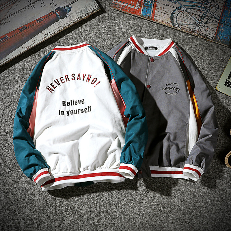 Le commandant Ma1 Bomber Jacket est une nouvelle tendance décontractée pour les jeunes, étudiant HIP HOP BASEBALLUK BASEBALL SUCKER MENSUEILSUITS