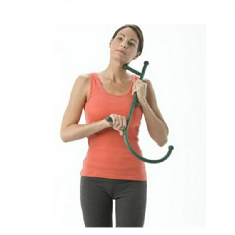Thera Cane Back Hook Massager Neck Self Muscle Pressure Stick Tool Manuel Trigger Point Original Point Massage Rod-image-419265178